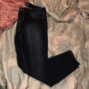 Decree dark wash jeggings
